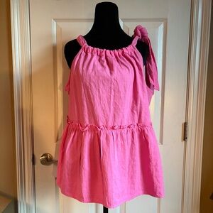 CROWN & IVY Bow Halter Top